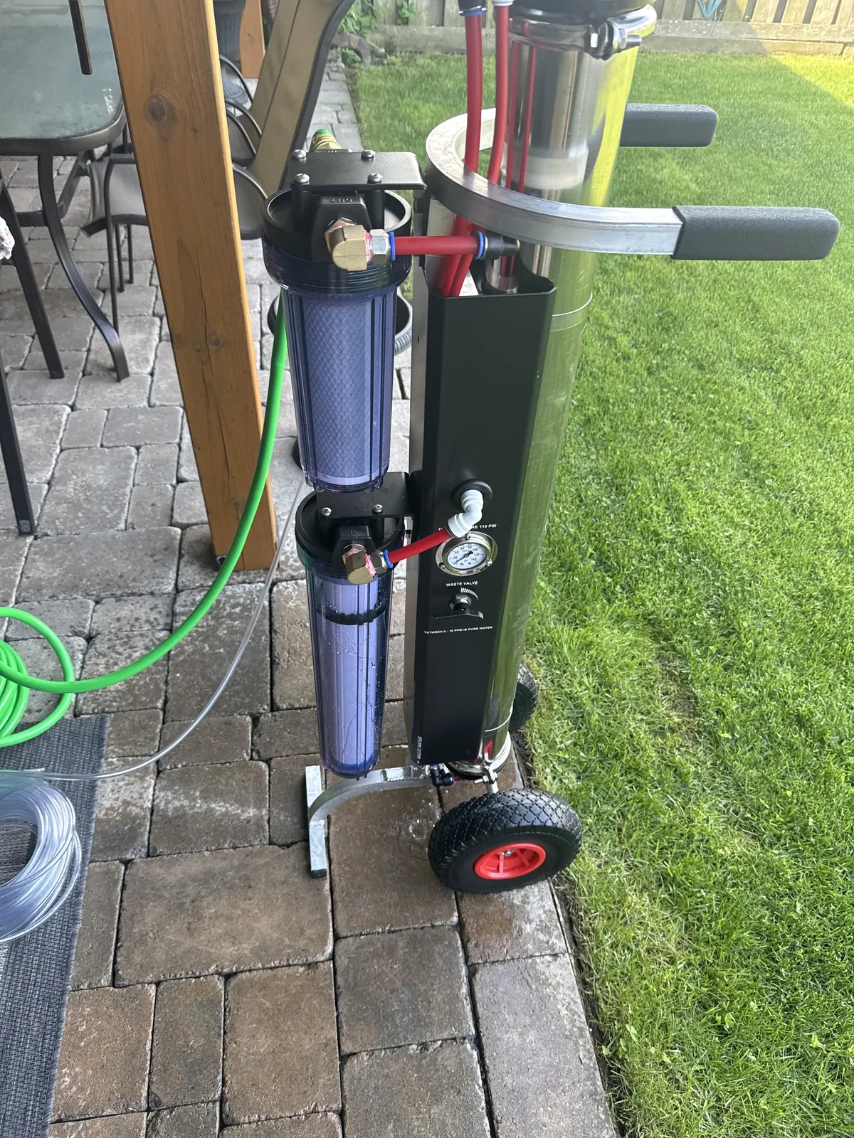 Pure water window cleaning system for GTA homes